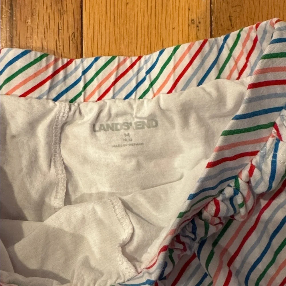 Lands End | Multi-Colored Diagonal Skort | 💯 Cotton | Girls size M